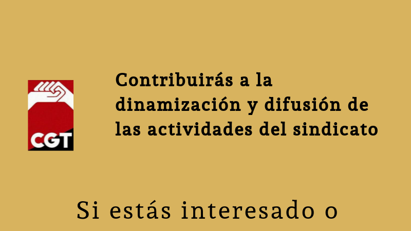 Â¿Quieres ser antena de CGT en tu centro?
