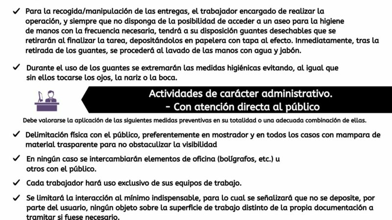 CGT advierte que no existe una garantía de seguridad para acometer la desescalada en los centros