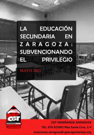 Informe 2021 sobre la Educación Secundaria en Zaragoza: subvencionando el privilegio