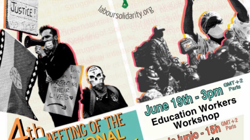 Jornada de la Red Sindical Internacional de Solidaridad y Luchas sobre Educación