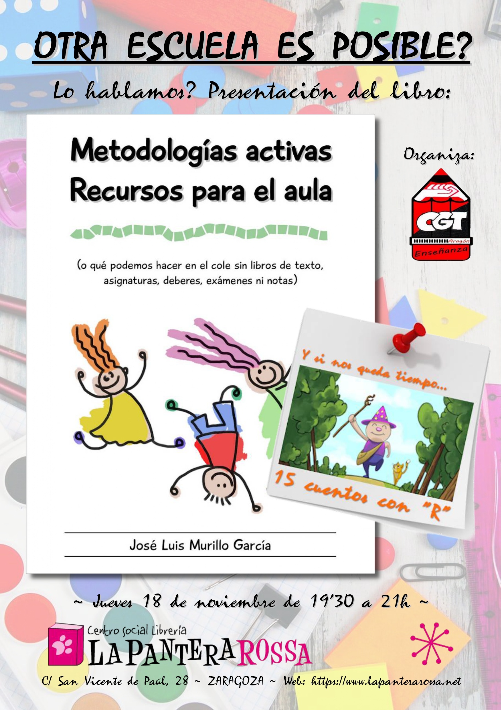 Presentación del libro Metodologías activas. Recursos para el aula.