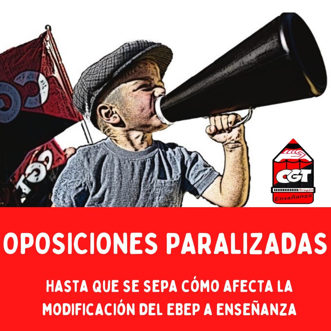 Paralizadas, de manera temporal, las oposiciones hasta tener más información sobre la reforma del EBEP