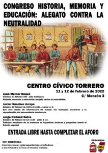 Congreso Historia, memoria y educación @ Centro Cívico de Torrero