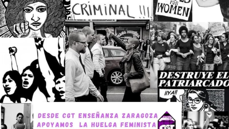 CGT no firma los servicios mínimos de la huelga del 8M en Zaragoza