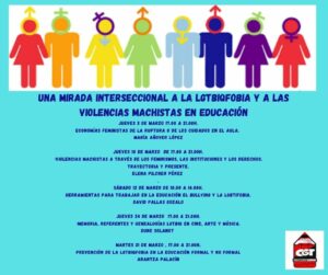Curso LGTBIQFobia @ Local CGT Enseñanza.