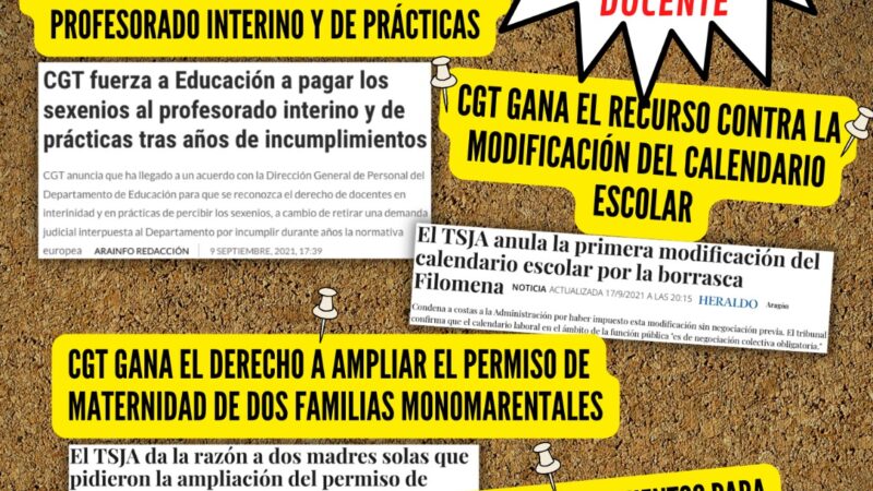 Suspenso a la Consejeria en el curso escolar 21/22