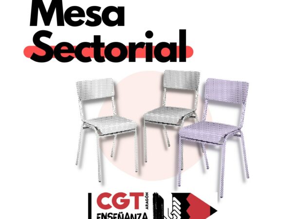 Mesa sectorial 21 abril