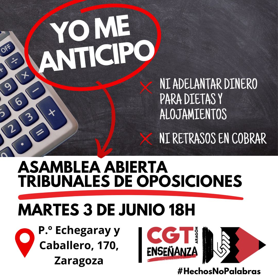 ASAMBLEA ABIERTA TRIBUNALES DE OPOSICIÓN