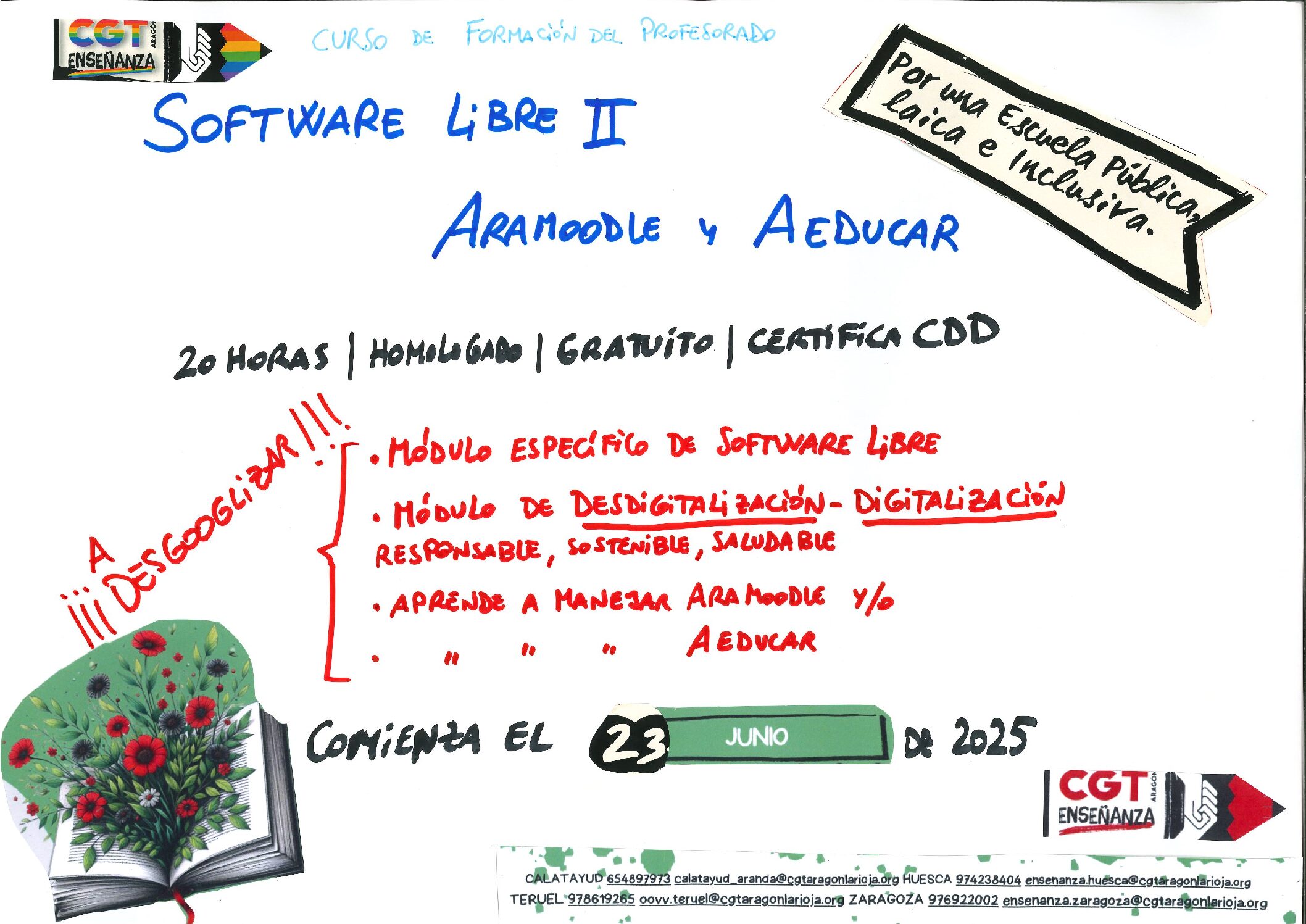 Curso Software Libre II Aramoodle y Aeducar