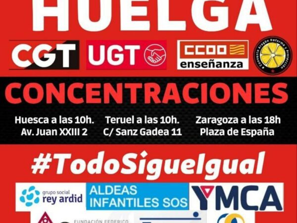 HUELGA 26 de JUNIO EN EL SECTOR DE PROTECCIÓN Y REFORMA JUVENIL