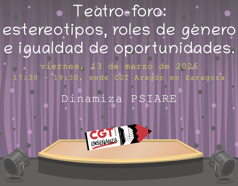 Formación Teatro-foro: Estereotipos, roles de género e igualdad de oportunidades.