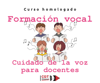 Curso Formación vocal  para docentes