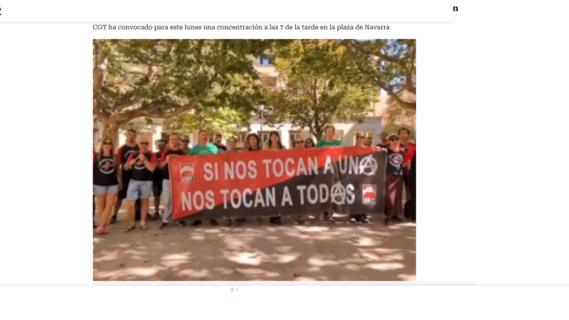¡EL SINDICALISMO NO ES DELITO! ¡BASTA DE REPRESIÓN SINDICAL!