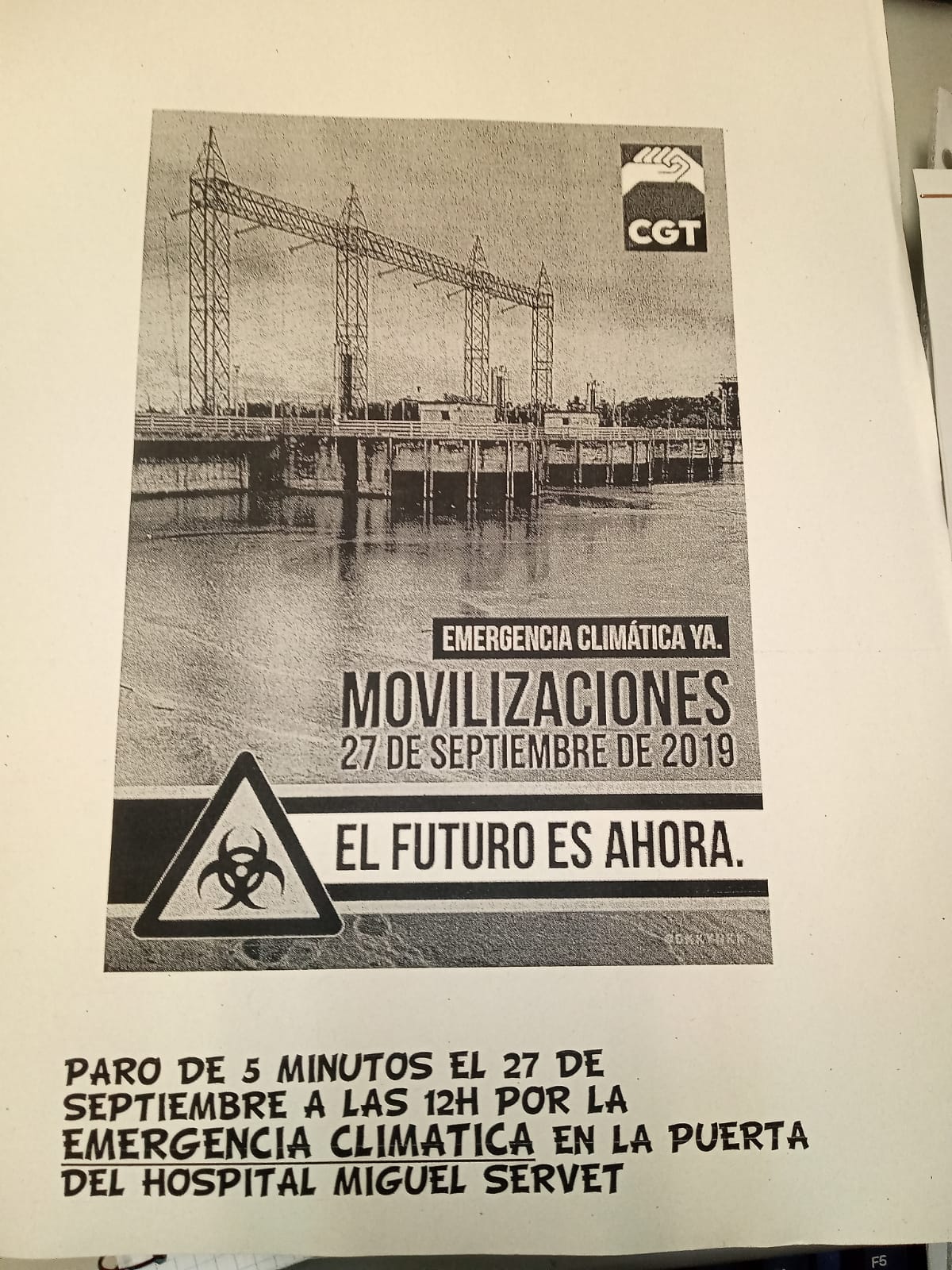 Hospital Miguel Servet por la emergencia climática