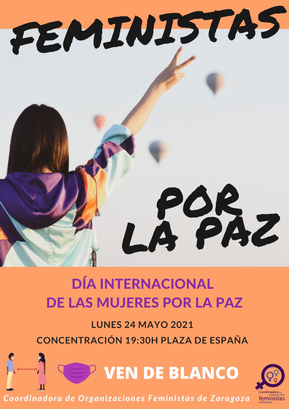 CONCENTRACIÓN POR EL DÍA INTERNACIONAL DE LAS MUJERES POR LA PAZ