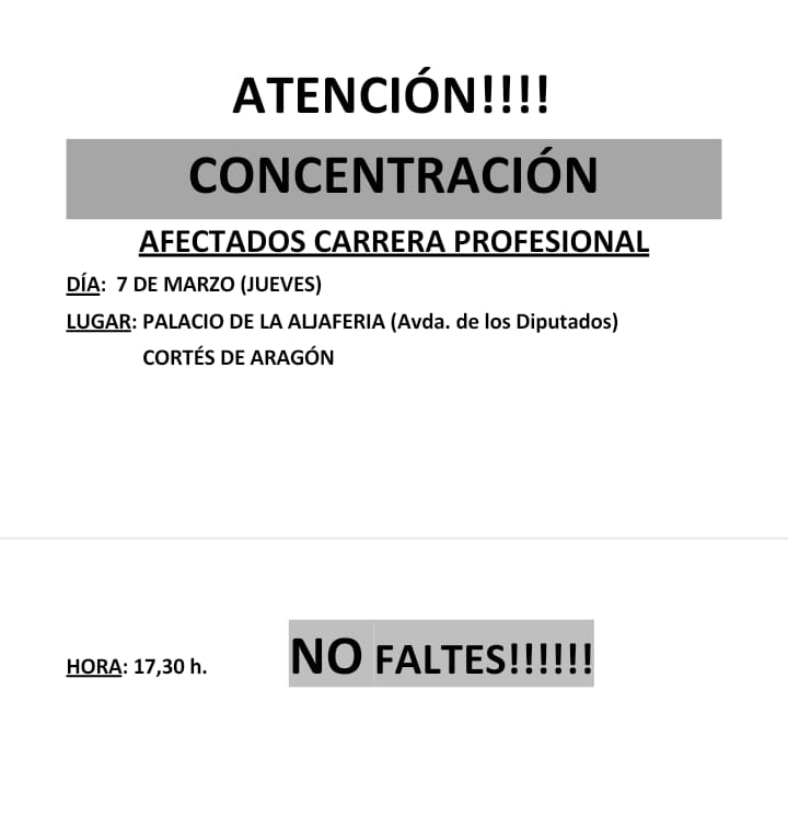 Concentración Carrera Profesional