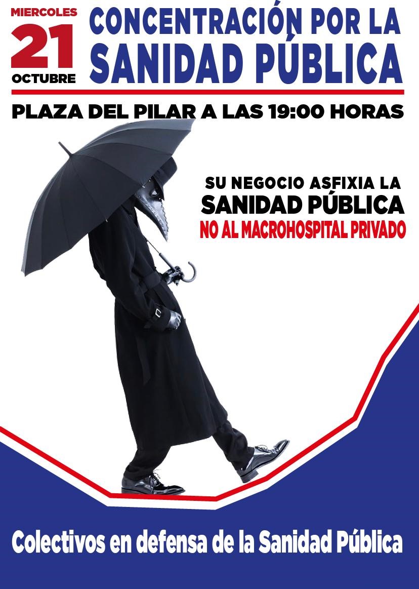 CONCENTRACIÓN POR LA SANIDAD PÚBLICA – NO AL HOSPITAL PRIVADO