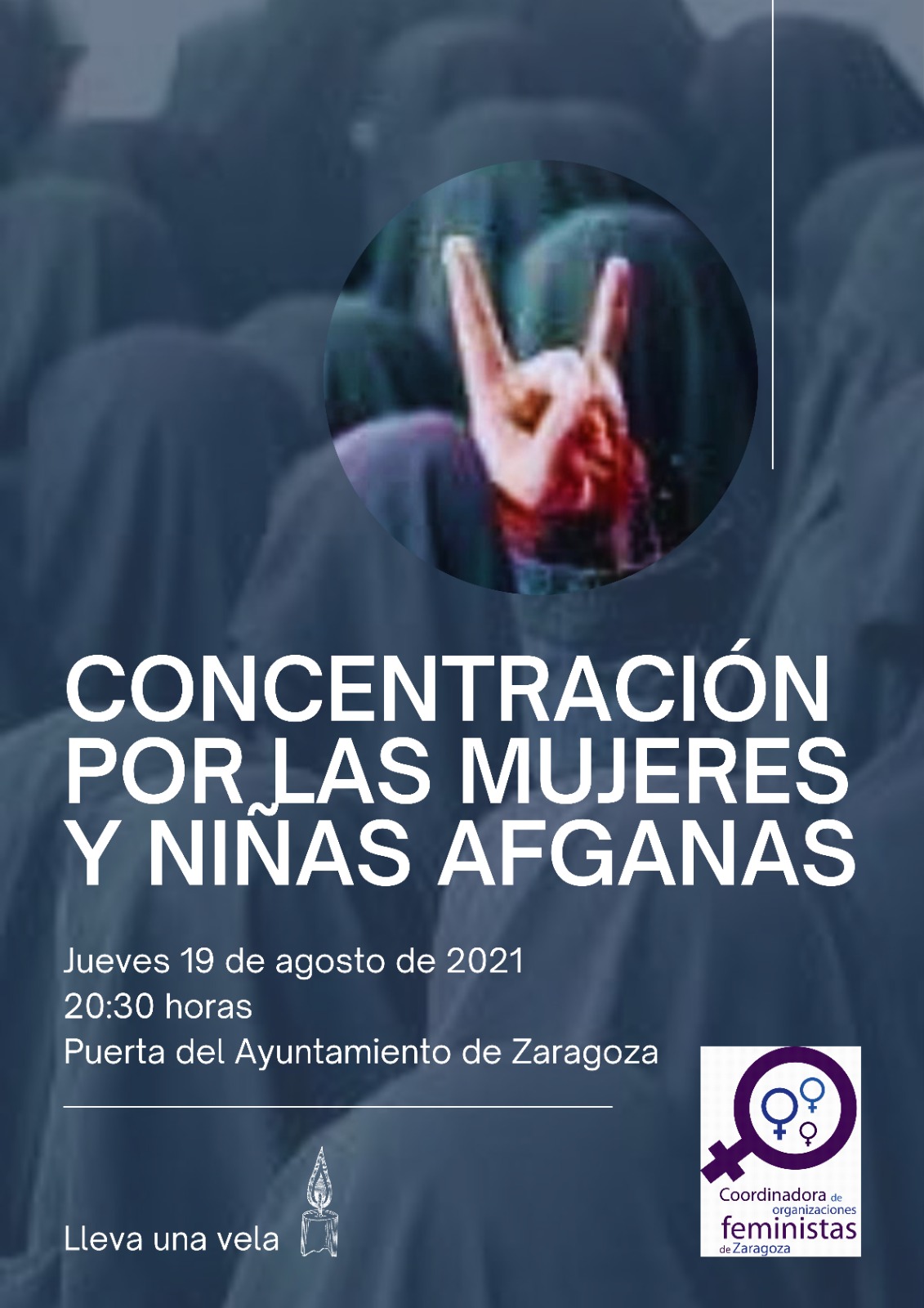 CONCENTRACIÓN POR LAS MUJERES Y NIÑAS AFGANAS