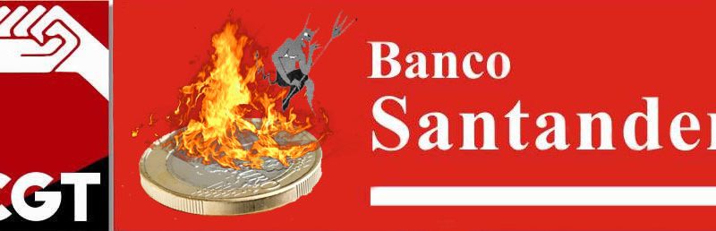 Circular de los compañeros de CGT en Banco Santander