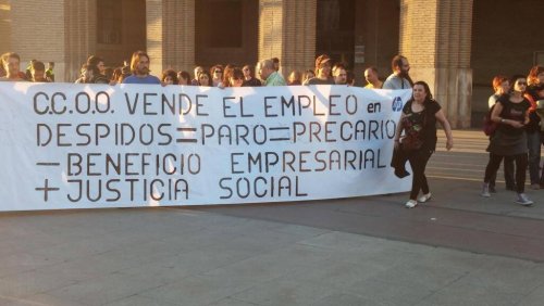 CGT denuncia la actitud rastrera de CCOO en HP