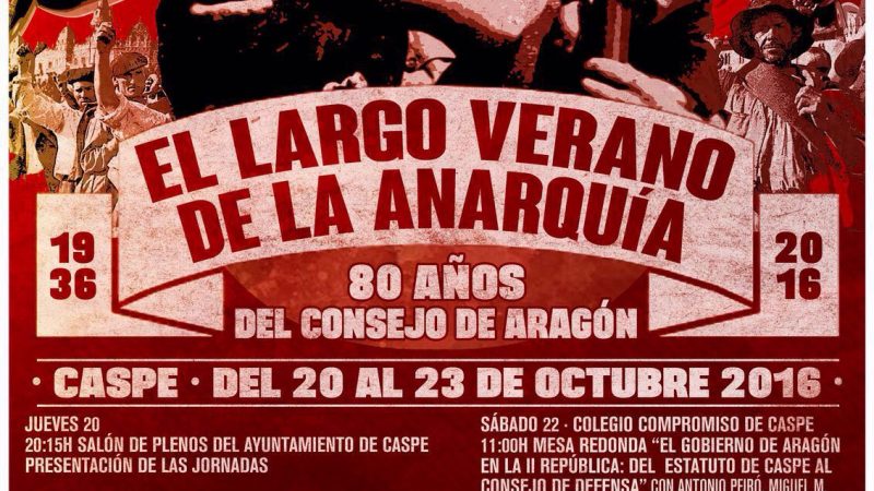 Aniversario del Consejo de Aragón