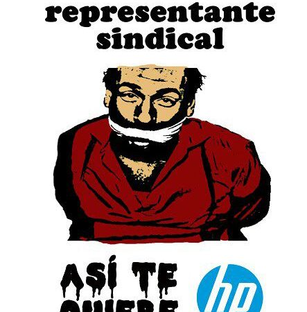 Represión sindical en HP