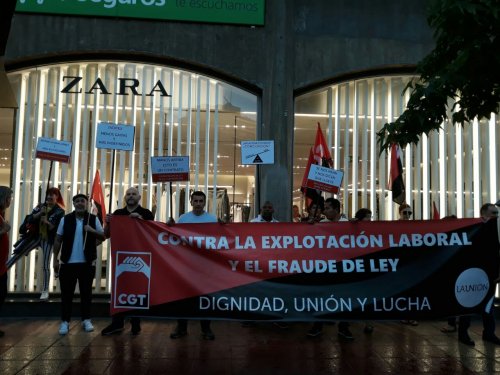 CGT valora positivamente la suspensión del ERTE en Inditex