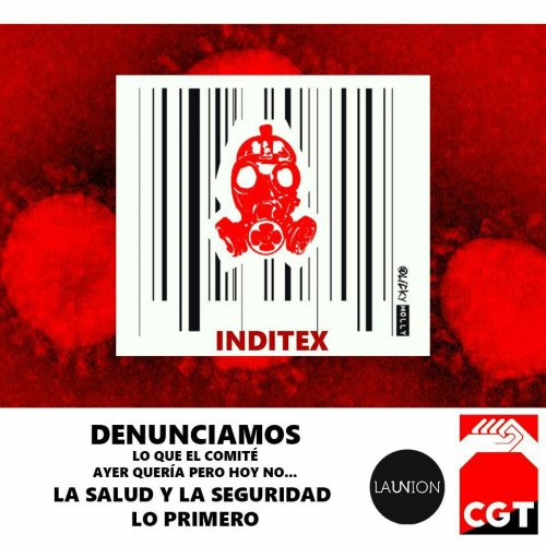 CGT formulará denuncia contra Inditex por irregularidades en la prevención