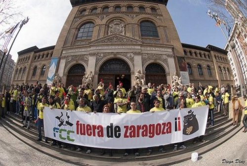 Agradecimientos mutuos Jardineros en lucha y CGT