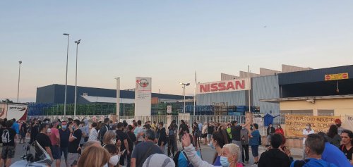 CGT se moviliza contra el cierre de Nissan