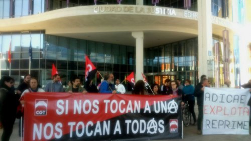 CGT denuncia la represión sindical de Adicae