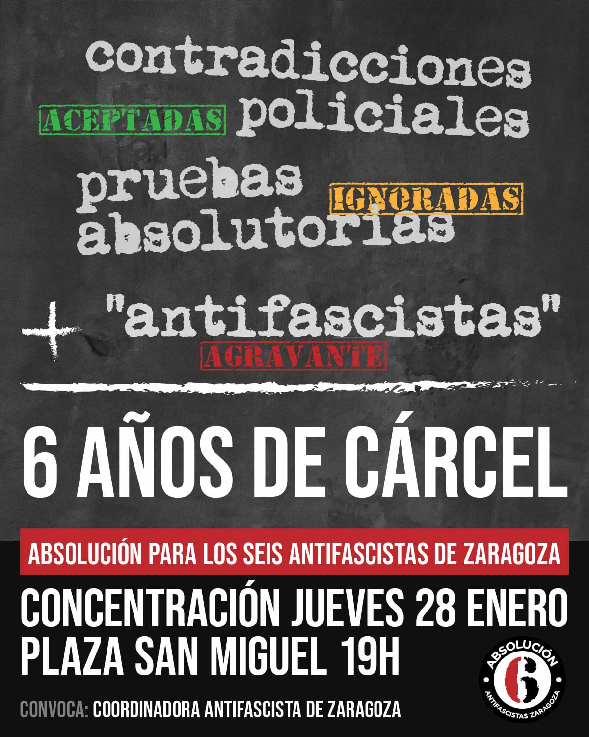 Concentración apoyo antifascistas