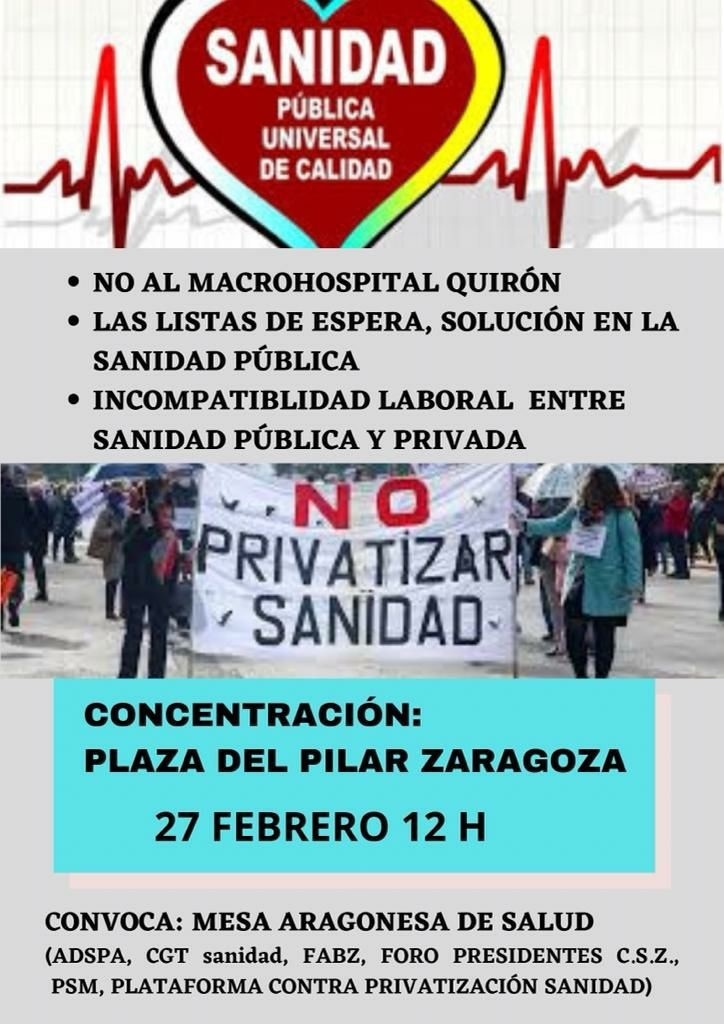 En defensa de la Sanidad Pública