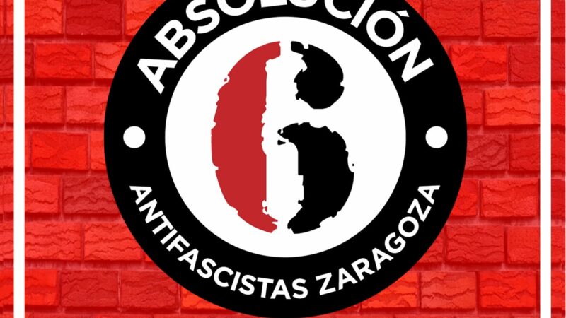 Manifestación antifascista absolución 6 de Zgz