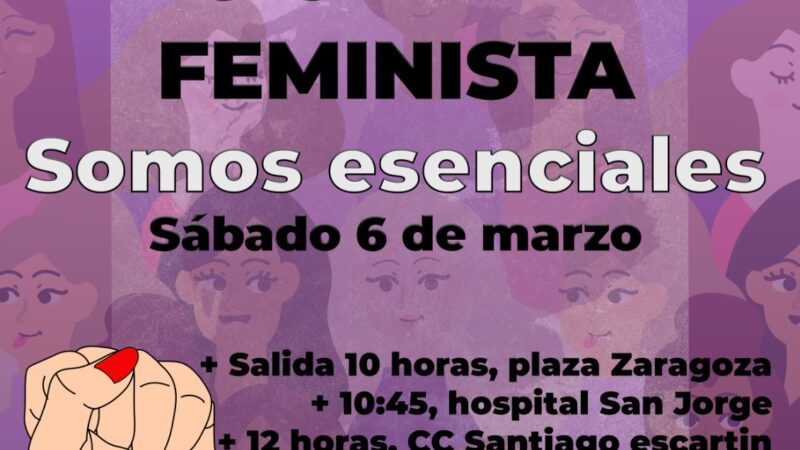 Bicicletada y charla feminista en Huesca