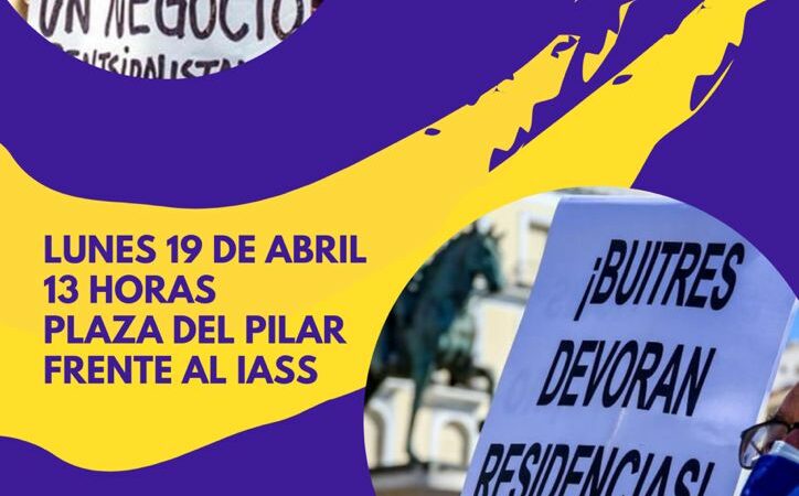 Concentración apoyo residencias públicas