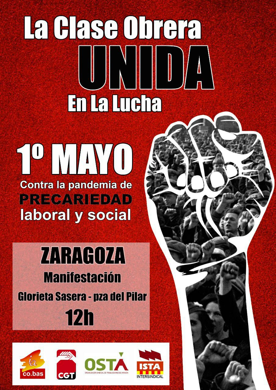 1º de Mayo; contra la precariedad laboral y social.