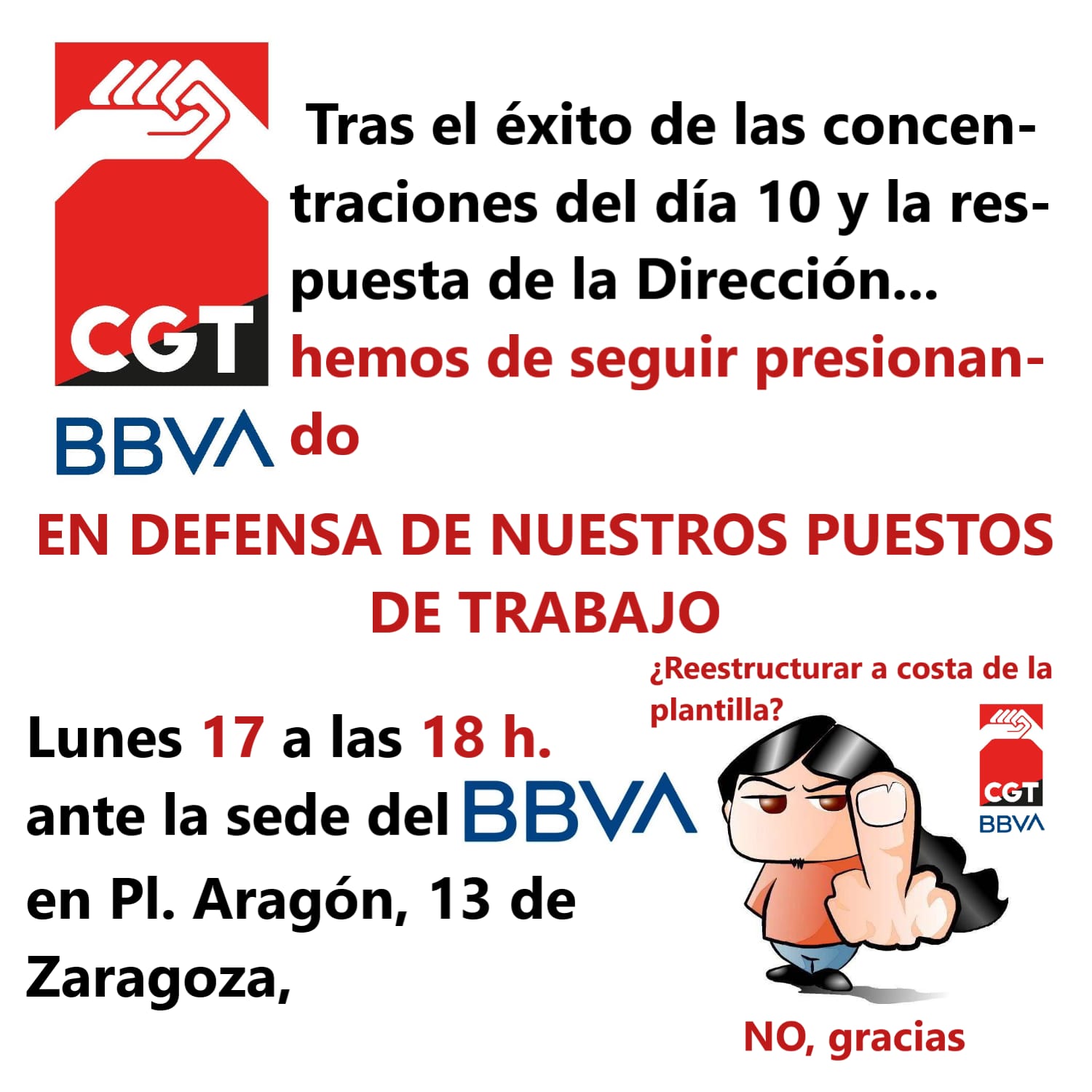 Concentración ERE BBVA