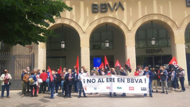Nueva jornada de huelga en BBVA