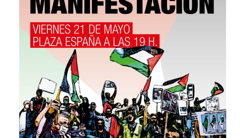 Manifestación ¡Palestina vencerá!