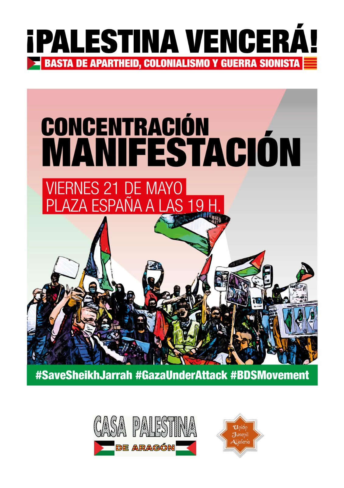 Manifestación ¡Palestina vencerá!