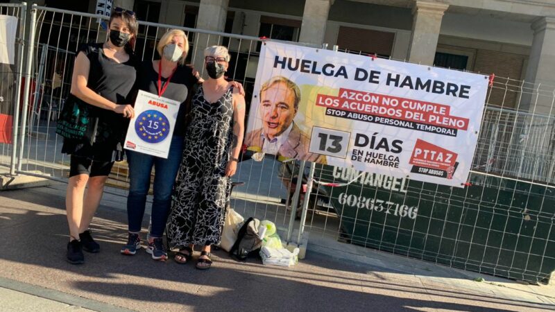 Entrevista con Raquel, interina en huelga de hambre