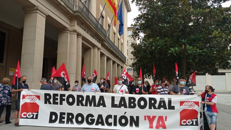 CGT de nuevo en las calles por la derogación de las reformas laborales