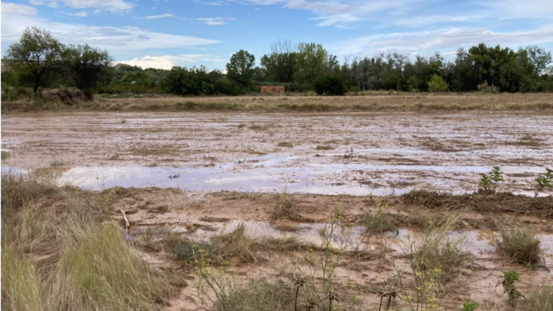 El paso de DANA por Aragón