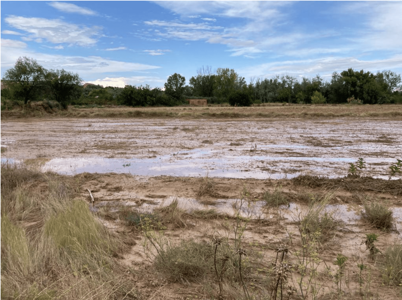 El paso de DANA por Aragón