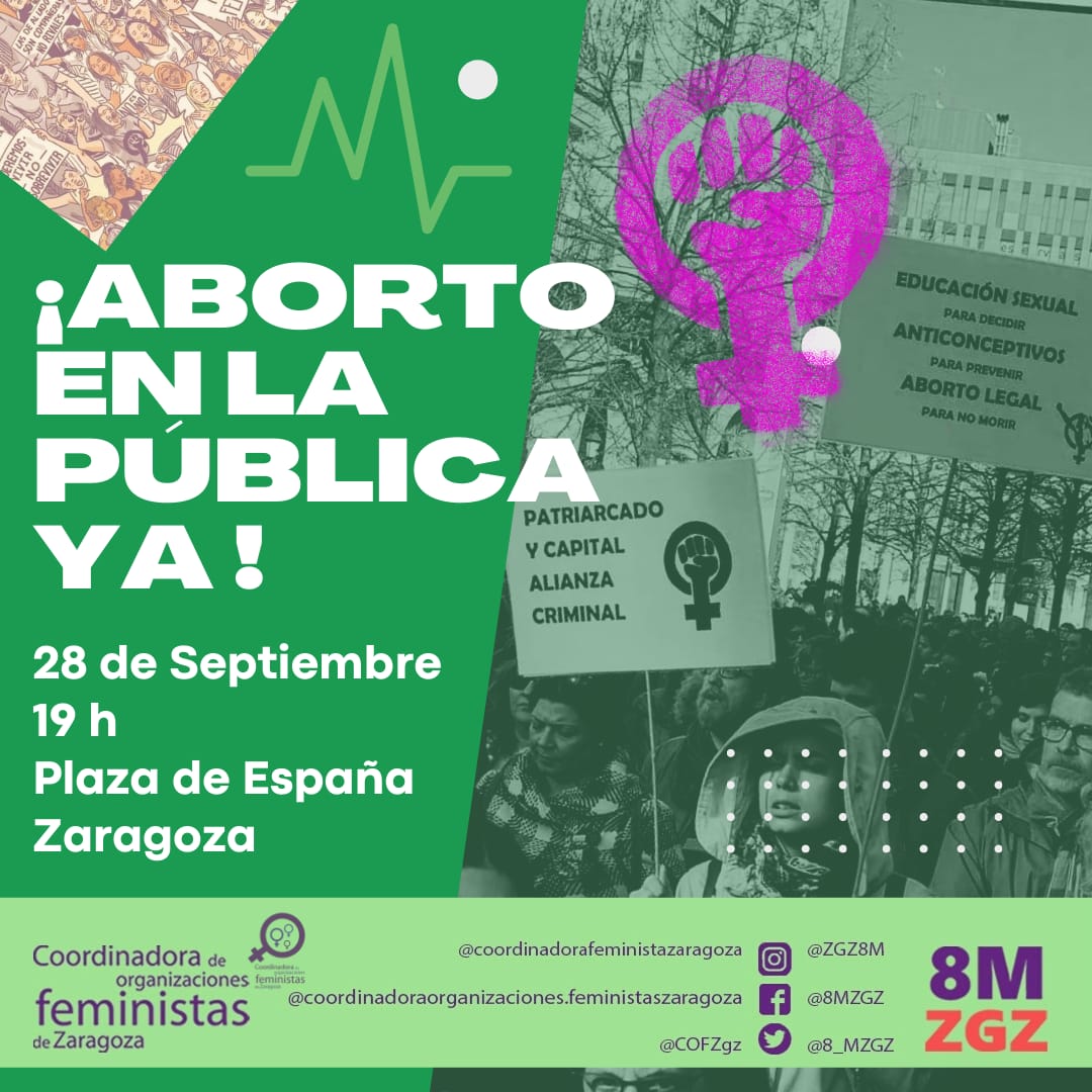 Concentración en defensa del Aborto Libre, Seguro y Gratuito