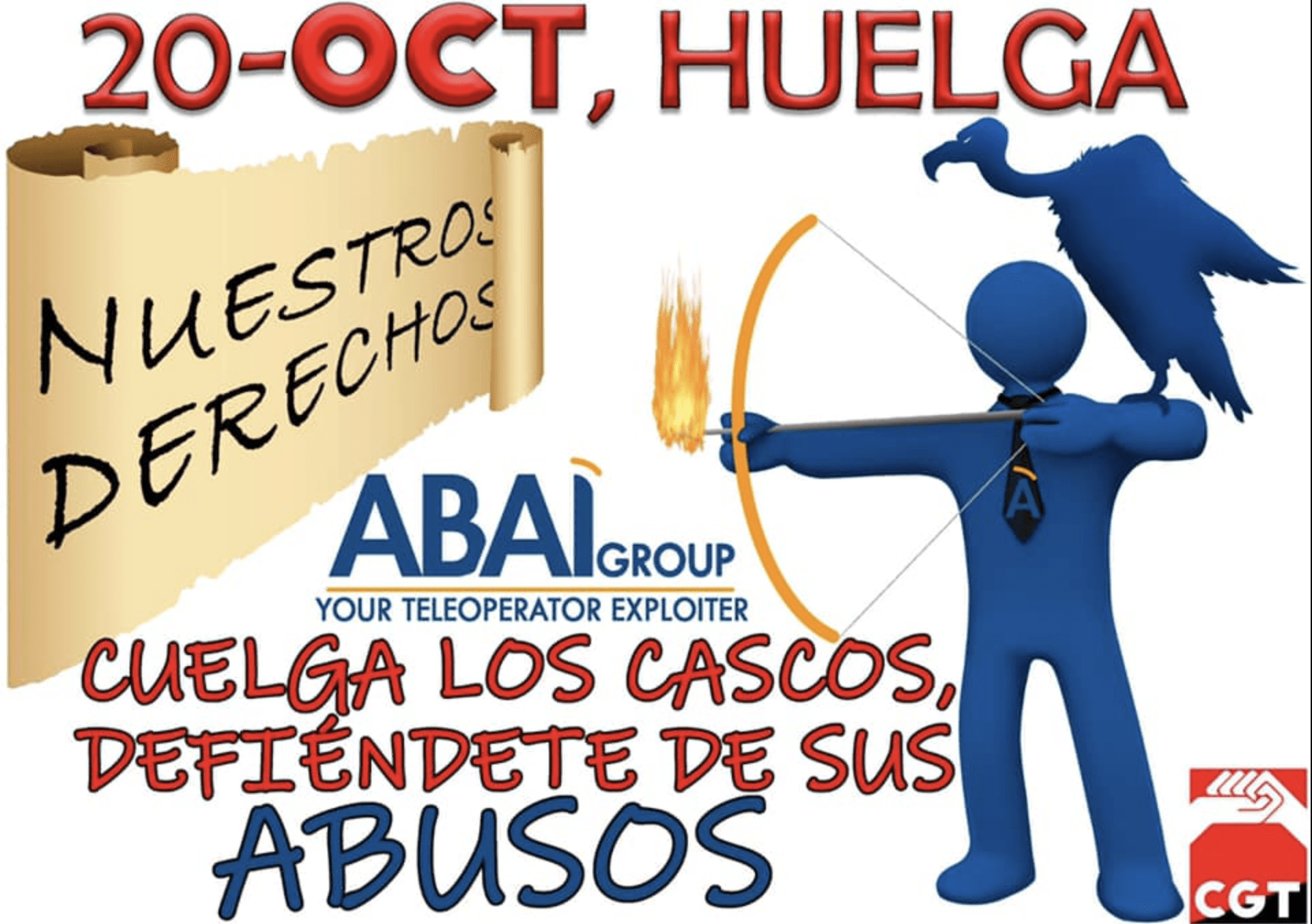 Huelga estatal en Abaigroup