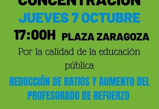 Concentración por la calidad de la educación pública