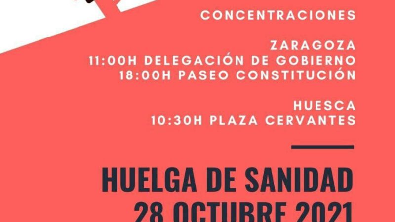 CGT Sanidad se adhiere a la huelga del 28 de octubre