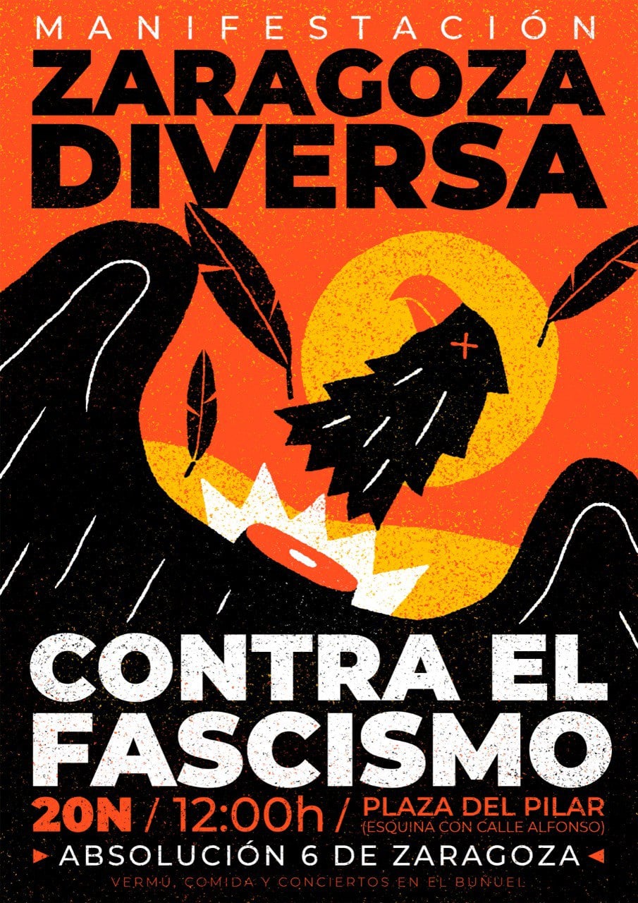 Manifestación: Zaragoza diversa contra el fascismo 20N